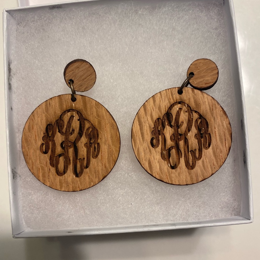 KRR Monogram earrings